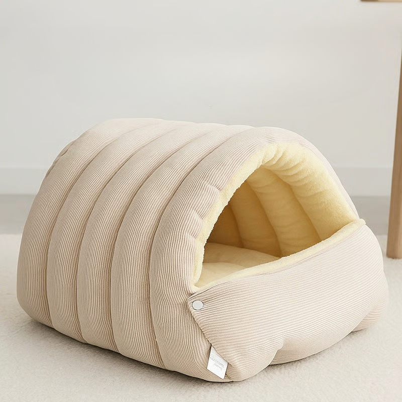 Warmes Winter Katzenbett