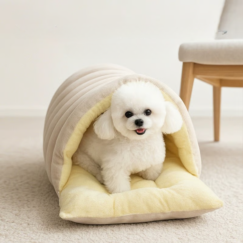 Warmes Winter Katzenbett