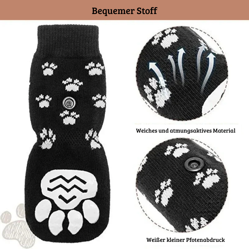 Rutschfeste Hundesocken (4er-Set)