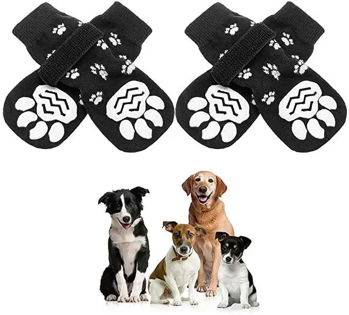 Rutschfeste Hundesocken (4er-Set)