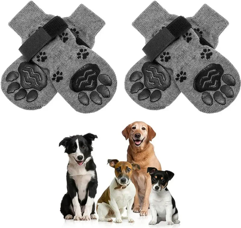 Rutschfeste Hundesocken (4er-Set)